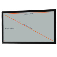 celexon Tuch für Faltrahmen Mobil Expert - 244 x 137...