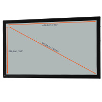 celexon Tuch für Faltrahmen Mobil Expert - 406 x 228 cm Rückprojektion