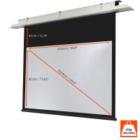 celexon Deckeneinbau Leinwand Motor Expert 300 x 187 cm