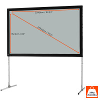 celexon Faltrahmen Leinwand Mobil Expert 244 x 152 cm, Rückprojektion