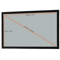 celexon Tuch für Faltrahmen Mobil Expert - 406 x 254...