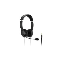 Kensington Classic 3.5mm Headset mit Mikrofon und Lautst&auml;rkeregler - Kabelgebunden - Kopfh&ouml;rer - Schwarz