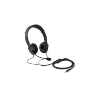 Kensington Classic 3.5mm Headset mit Mikrofon und Lautst&auml;rkeregler - Kabelgebunden - Kopfh&ouml;rer - Schwarz