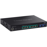 TRENDnet TPE-3102WS 10-Port 2.5G Switch Web Smart PoE+...