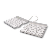 R-Go Tastatur Split Break US-Layout Bluetooth wei&szlig; - Tastatur