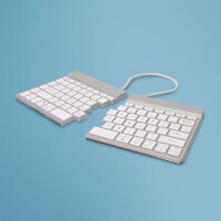 R-Go Tastatur Split Break US-Layout Bluetooth weiß...