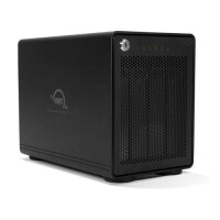 OWC ThunderBay 4 - HDD / SSD-Gehäuse - 2.5/3.5 Zoll - SATA - Serial ATA II - Serial ATA III - 40 Gbit/s - Hot-Swap - Schwarz