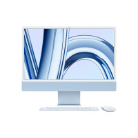 Apple iMAC 24" BLUE/M3-8C-CPU 10C-GPU/8GB/256GB SSD/NK-ID-Deutsch/MM2/1GB Ethernet