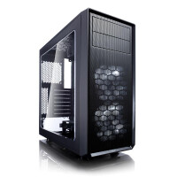 Fractal Design Focus G - Midi Tower - PC - Schwarz - ATX - ITX - micro ATX - Wei&szlig; - Taschenl&uuml;fter - Vorderseite