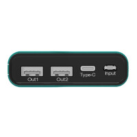 Ultron RealPower PB-15000C - 15000 mAh - Schwarz - Grün