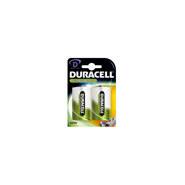 Duracell 055995 - Wiederaufladbarer Akku - Nickel-Metallhydrid (NiMH) - 1,2 V - 2 Stück(e) - 2200 mAh - 33 mm