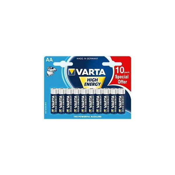 Varta High Energy AA 10-pack - Einwegbatterie - Alkali - 1,5 V - 10 Stück(e) - AA