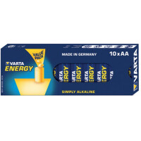 Varta 10x AA 4106 - Einwegbatterie - AA - Alkali - 1,5 V - 10 St&uuml;ck(e) - Blau