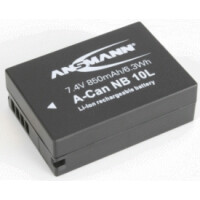 Ansmann A-CAN NB 10L - 850 mAh - 7,4 V - Lithium-Ion (Li-Ion)