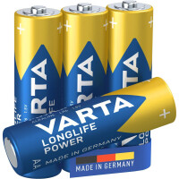 Varta 1x4 High Energy AA LR 6 - Einwegbatterie - AA - Alkali - 1,5 V - 4 Stück(e) - Blau