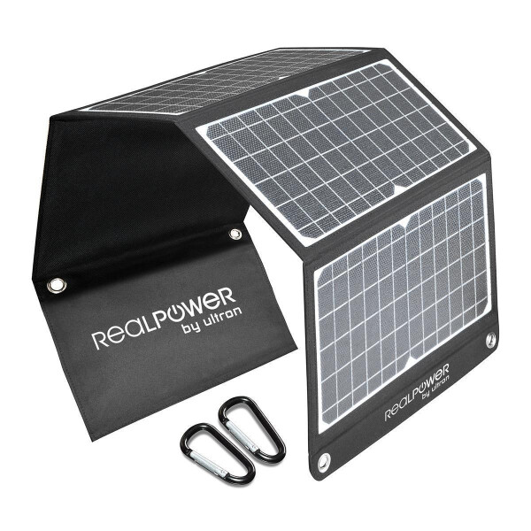 RealPower SP-30E - 30 W - 5 V - USB - Schwarz - Weiß - Kunststoff - USB Typ-A - USB Typ-C