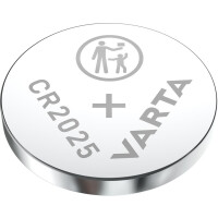 Varta CR2025 - Einwegbatterie - CR2025 - Lithium - 3 V - 1 Stück(e) - Silber