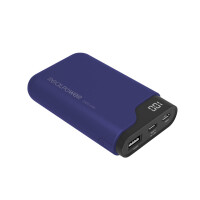 RealPower PB-7500C Navy Blue - 7500 mAh - Schwarz - Blau