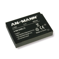 Ansmann A-Nik EN EL 12 - 900 mAh - 3,7 V - Lithium-Ion...