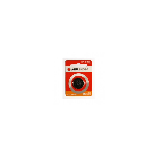 AgfaPhoto Batterie Lithium Knopfzelle CR2032 - Batterie - CR2032