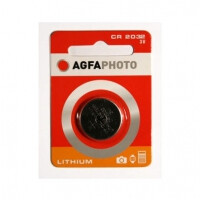 AgfaPhoto Batterie Knopfzelle CR2032 3.0V Lithium 1St. -...