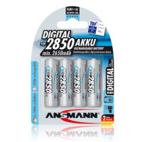Ansmann 5035092 - Nickel-Metallhydrid (NiMH) - 4 Stück(e) - 2850 mAh - Silber - 14.5 x 50.5