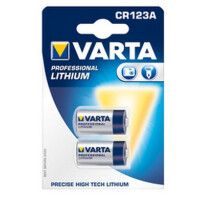 Varta CR123A - Einwegbatterie - Lithium - 3 V - 2 St&uuml;ck(e) - 1600 mAh - Silber