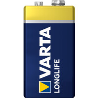 Varta Longlife Extra 9V Bloc - Einwegbatterie - Alkali - 9 V - 1 St&uuml;ck(e) - Blau - Gelb - 9V