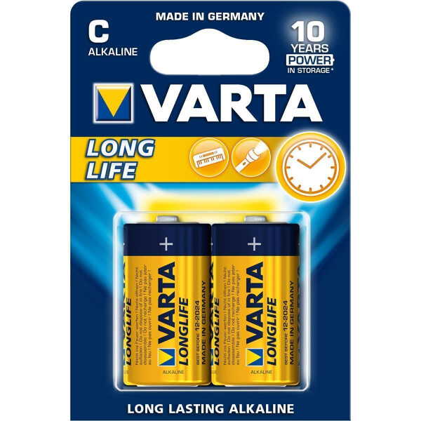 Varta 1x2 LR 14 - Einwegbatterie - C - Alkali - 1,5 V - 2 Stück(e) - 7800 mAh