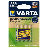 Varta Akku Recharge Recycled Aaa HR03 800mAh 4St. - Akku - Micro (AAA)