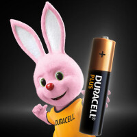 Duracell Plus 100 AAA - Einwegbatterie - AAA - Alkali - 1,5 V - 8 St&uuml;ck(e) - Beige - Schwarz