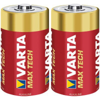 Varta MAX TECH 2x Alkaline C - Einwegbatterie - C -...