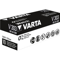 Varta V303 - Einwegbatterie - SR44 - Siler-Oxid (S) -...