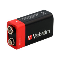 Verbatim 9V-Alkalibatterien - Einwegbatterie - Alkali - 9...