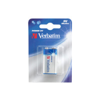 Verbatim 9V-Alkalibatterien - Einwegbatterie - Alkali - 9 V - 1 Stück(e) - Mehrfarbig - 46 g