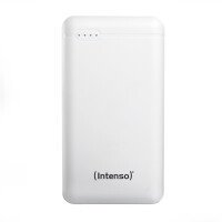 Intenso XS20000 Powerbank Zusatzakku LiPo 20000 mAh 7313552 - 20000 mAh - Lithium Polymer (LiPo) - 3,7 V - Wei&szlig;