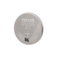 Maxell 11239200 - Einwegbatterie - CR2025 - Lithium-Manganese Dioxide (LiMnO2) - 3 V - 1 Stück(e) - 170 mAh