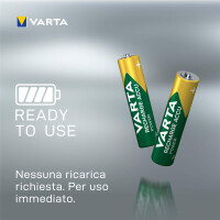 Varta Akku - Micro AAA NiMH 1000 mAh Blister 4 Ready2use - Akku - Micro (AAA)