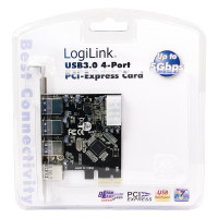 LogiLink PC0057A - PCIe - USB 3.2 Gen 1 (3.1 Gen 1) - PC - VIA VL805 - 5 Gbit/s - Windows 7 Home Basic - Windows 8 - Windows 8.1 - Windows Vista Home Basic - Windows XP Home