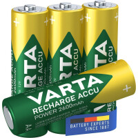 Varta Rechargeable ACCU AA 2600mAh - Rechargeable battery...