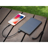 SANDBERG Urban Solar Powerbank 10000 - 10000 mAh - Quick Charge 3.0 - 18 W - Schwarz