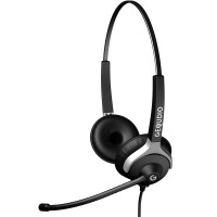 Gequdio Headset 2-Ohr für Yealink Snom Grandstream...