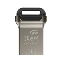 Team Group C162 64GB - 64 GB - USB Typ-A - 3.2 Gen 1 (3.1 Gen 1) - 85 MB/s - Kappe - Schwarz
