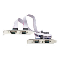StarTech.com 4-Port Serial PCIe Card Quad-Port PCI Express to RS232/RS422/RS485 DB9