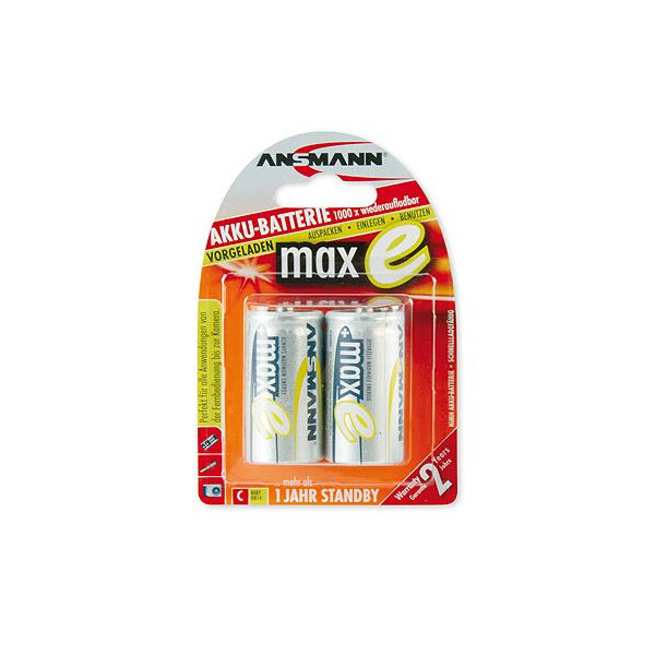 Ansmann 4500mAh maxE - C - Nickel-Metallhydrid (NiMH) - 1,2 V - 4500 mAh - 25,8 x 25,8 x 50 mm