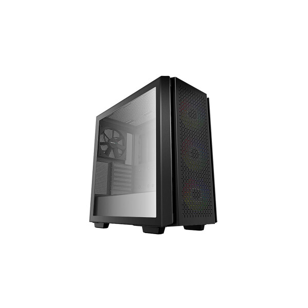 Deepcool CG560 - Midi Tower - PC - Schwarz - ATX - EATX - micro ATX - Mini-ITX - ABS - SPCC - Gehärtetes Glas - Gaming