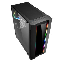 Sharkoon ELITE SHARK CA200G - Midi Tower - PC - Schwarz - ATX - CEB - EATX - EEB - micro ATX - Mini-ITX - Blau - Grün - Rot - 16,5 cm