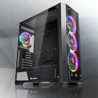 RAIJINTEK PONOS TG4 - Desktop - PC - Schwarz - ATX - EATX...