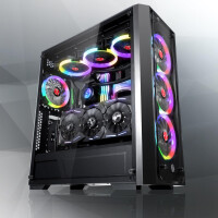 RAIJINTEK PONOS TG4 - Desktop - PC - Schwarz - ATX - EATX...