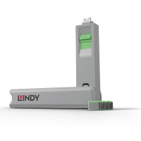 Lindy USB-C port blocker - gr&uuml;n